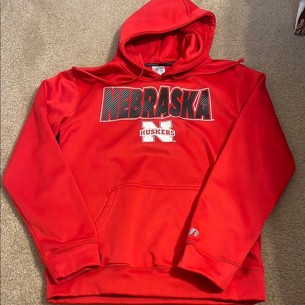 Russell Athletic Red Nebraska Huskers Hoodie